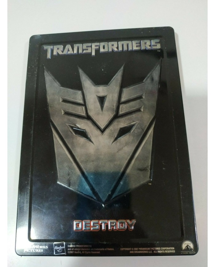 TRANSFORMERS I PROTECT DESTROY 2007 - DVD STEELBOOK HASBRO CASTELLANO ENGLISH AM