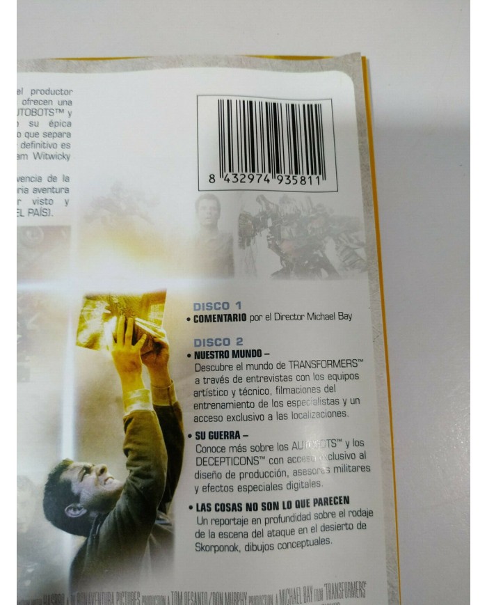 TRANSFORMERS I PROTECT DESTROY 2007 - DVD STEELBOOK HASBRO CASTELLANO ENGLISH AM