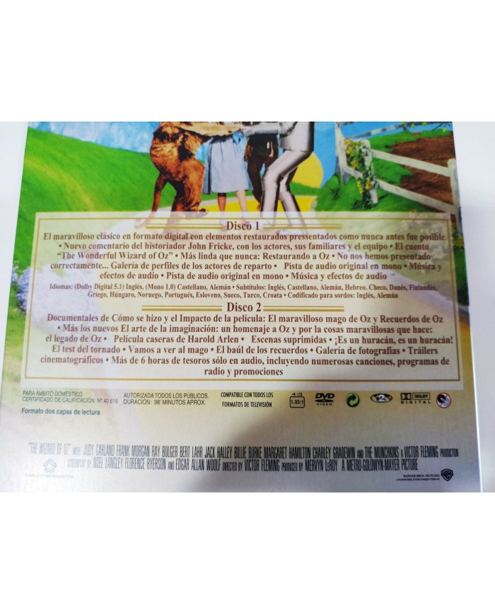El Mago de Oz Limited Edition Steelbook - 2 x DVD Espa?ol Ingles - 3T