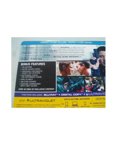 The Bourne Legacy Limited Edition Steelbook Blu-Ray Espa?ol Latino Ingles 3T The Bourne Legacy Limited Edition Steelbook Blu-Ray Espa?ol Latino Ingles 3T