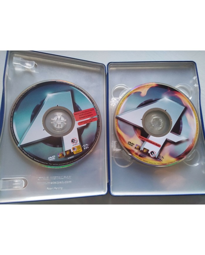 Los 4 Fantasticos + Silver Surfer Marvel Steelbook 4 x DVD Espa?ol Ingles 3T
