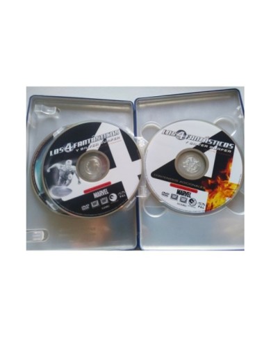 Los 4 Fantasticos + Silver Surfer Marvel Steelbook 4 x DVD Espa?ol Ingles 3T Los 4 Fantasticos + Silver Surfer Marvel Steelbook 4 x DVD Espa?ol Ingles 3T