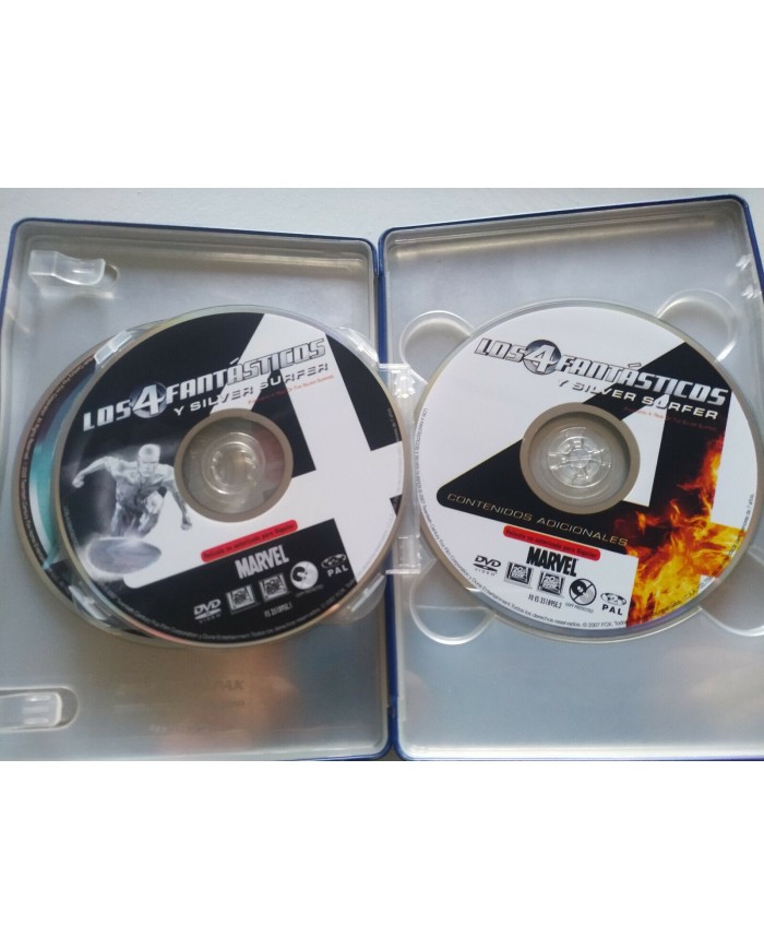 Los 4 Fantasticos + Silver Surfer Marvel Steelbook 4 x DVD Espa?ol Ingles 3T