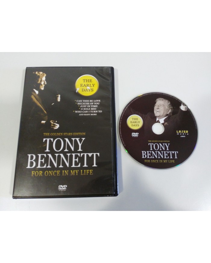 TONY BENNETT THE EARLY YEARS FOR ONCE IN MY LIFE GOLDEN STARS DVD REGION ALL AM