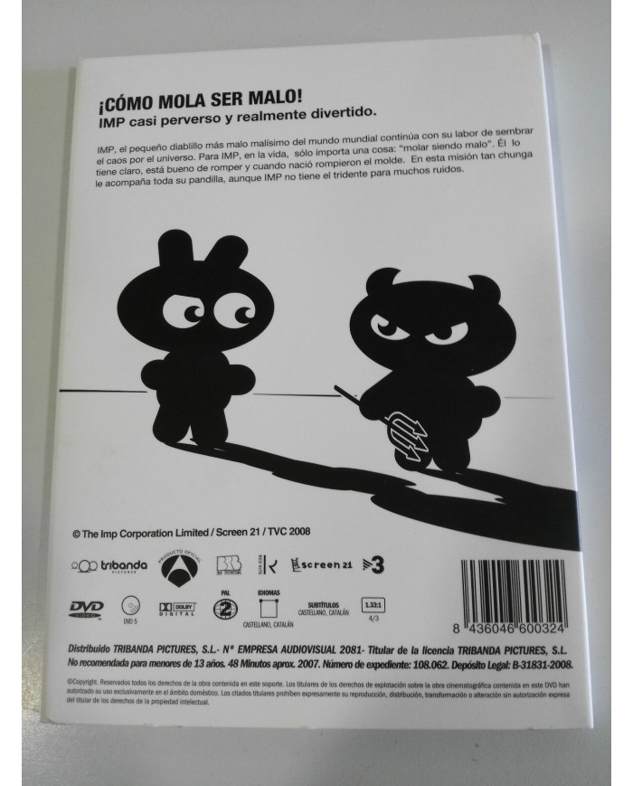 IMP COMO MOLA SER MALO SERIE ANIMACION VOLUMEN 2 - DVD CAJA CARTON - Am