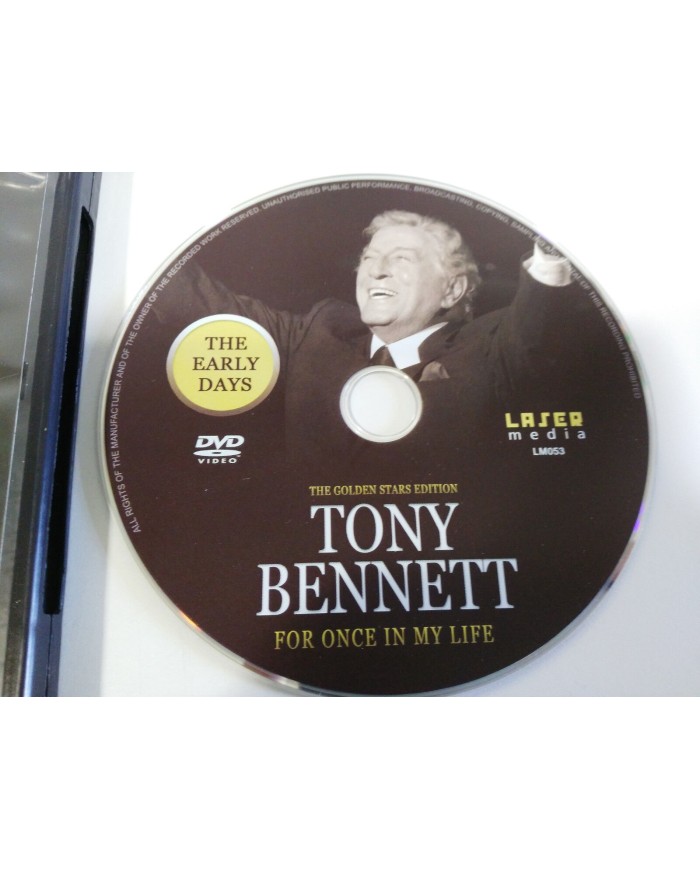 TONY BENNETT THE EARLY YEARS FOR ONCE IN MY LIFE GOLDEN STARS DVD REGION ALL AM