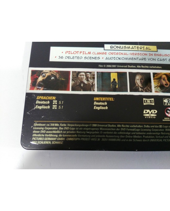 HEROES TV SERIES SEASON 1.1 - 4 DVD STEELBOOK + EXTRAS ENGLISH DEUTSCH - AM