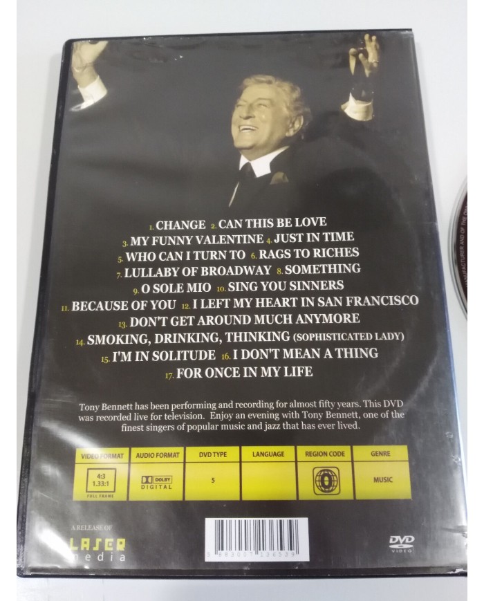 TONY BENNETT THE EARLY YEARS FOR ONCE IN MY LIFE GOLDEN STARS DVD REGION ALL AM