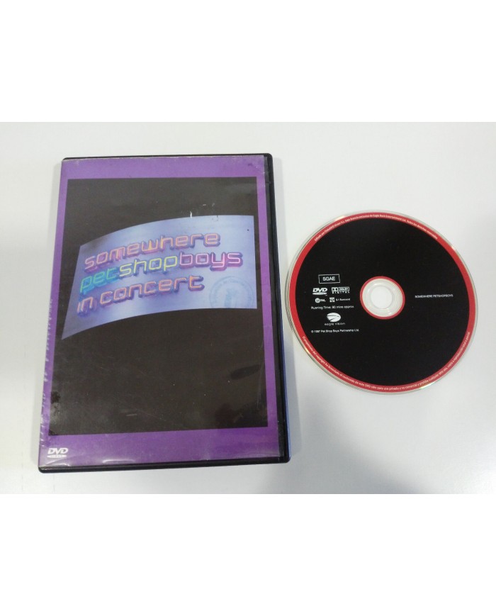 PET SHOP BOYS SOMEWHERE IN CONCERT DVD 1997 REGION 2 - 91 MIN GERMAN EDITION