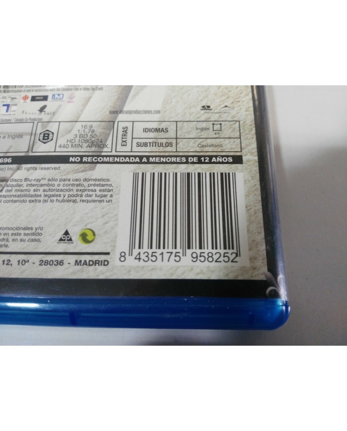 Los Pilares de la Tierra Nada es Sagrado Serie TV Ken Follett - 3 x Blu-ray - AM