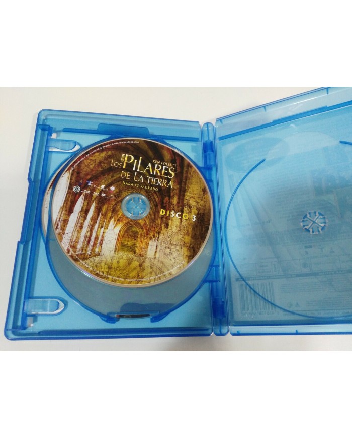 Los Pilares de la Tierra Nada es Sagrado Serie TV Ken Follett - 3 x Blu-ray - AM