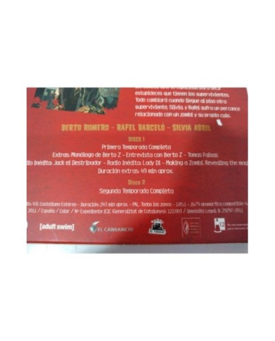 Zombis Serie TV Berto Romero Temporada 1 y 2 completas - 2 x DVD + Extras - 3T Zombis Serie TV Berto Romero Temporada 1 y 2 completas - 2 x DVD + Extras - 3T