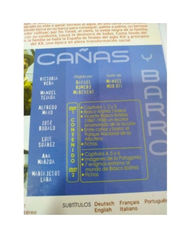 Ca?as y Barro Serie RTVE Completa - 2 x DVD Espa?ol Ingles - 3T Ca?as y Barro Serie RTVE Completa - 2 x DVD Espa?ol Ingles - 3T
