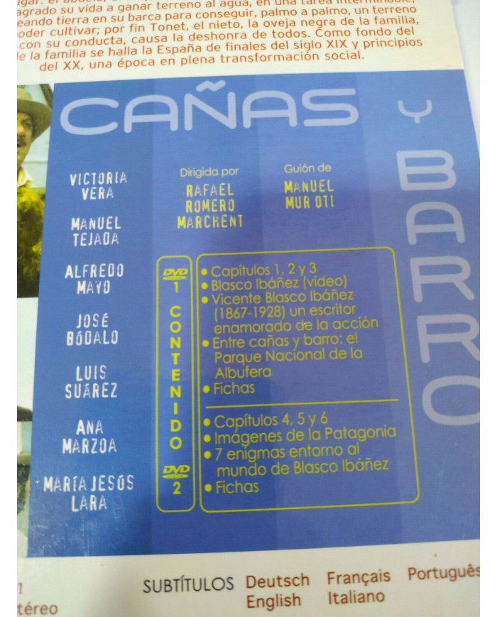 Ca?as y Barro Serie RTVE Completa - 2 x DVD Espa?ol Ingles - 3T