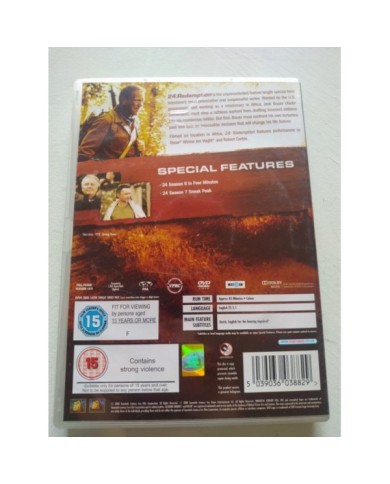 24 Redemption Kiefer Sutherland TV Series - DVD + Extras Ingles Region 2 Am