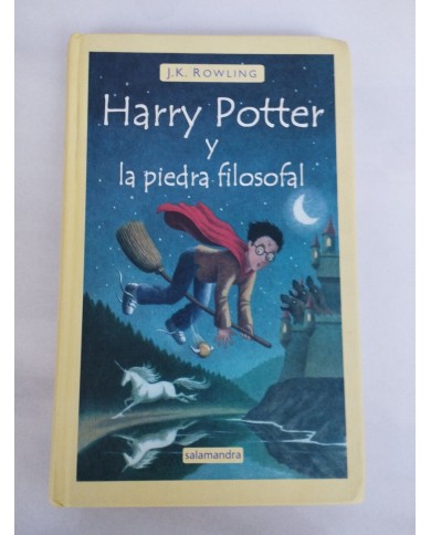 Harry Potter Y La Piedra Filosofal J K Rowling 2000 Salamandra LIBRO Español Am Harry Potter Y La Piedra Filosofal J K Rowling 2000 Salamandra LIBRO Español Am