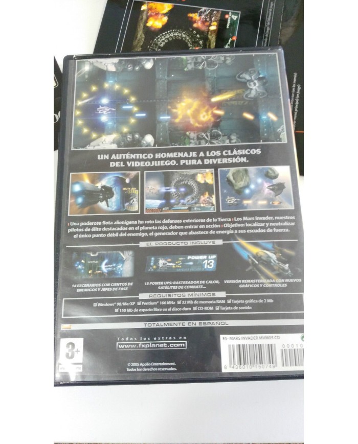 MARS INVADER JUEGO PARA PC CD-ROM EN ESPAÑOL APOLLO FX INTERACTIVE