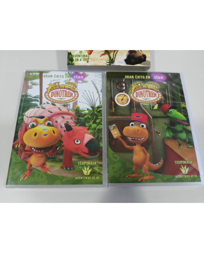 DINOTREN TEMPORADA 3 - 4 DVD 32 AVENTURAS SERIE TV CLAN ESPAÑOL ENGLISH - 3T