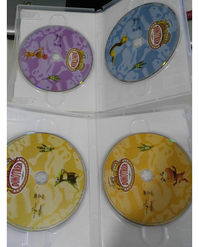 DINOTREN TEMPORADA 3 - 4 DVD 32 AVENTURAS SERIE TV CLAN ESPAÑOL ENGLISH - 3T