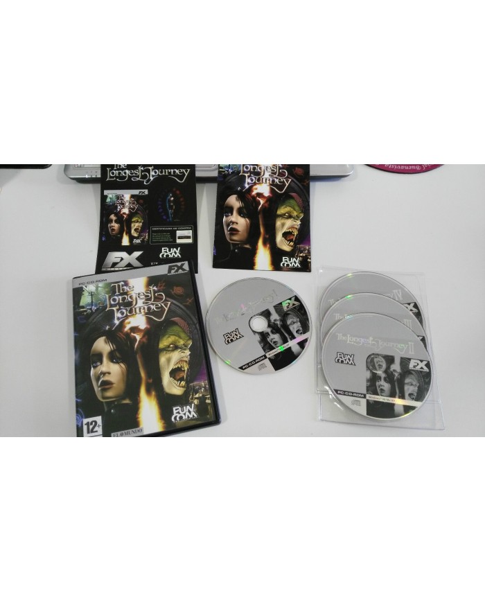 THE LONGEST JOURNEY JUEGO PARA PC 4 X CD-ROM EN ESPAÑOL FUNCOM FX - AM