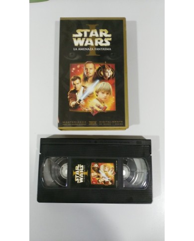 STAR WARS I LA AMENAZA FANTASMA VHS - EDICION 2000 LUCASFILM 128 MIN ESPAÑOL Am