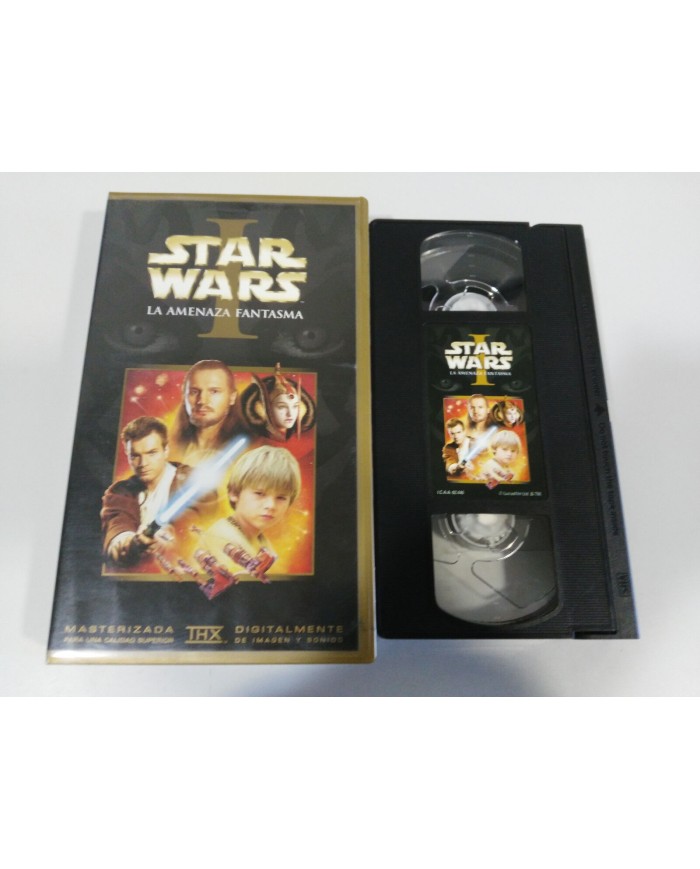 STAR WARS I LA AMENAZA FANTASMA VHS - EDICION 2000 LUCASFILM 128 MIN ESPAÑOL Am