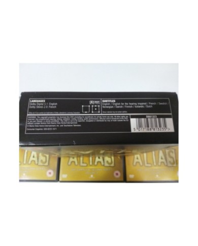 ALIAS THE COMPLETE SECOND 2 SERIES SEASON PACK BOX - 6 DVD ENGLISH FRANCAIS - 3T ALIAS THE COMPLETE SECOND 2 SERIES SEASON PACK BOX - 6 DVD ENGLISH FRANCAIS - 3T