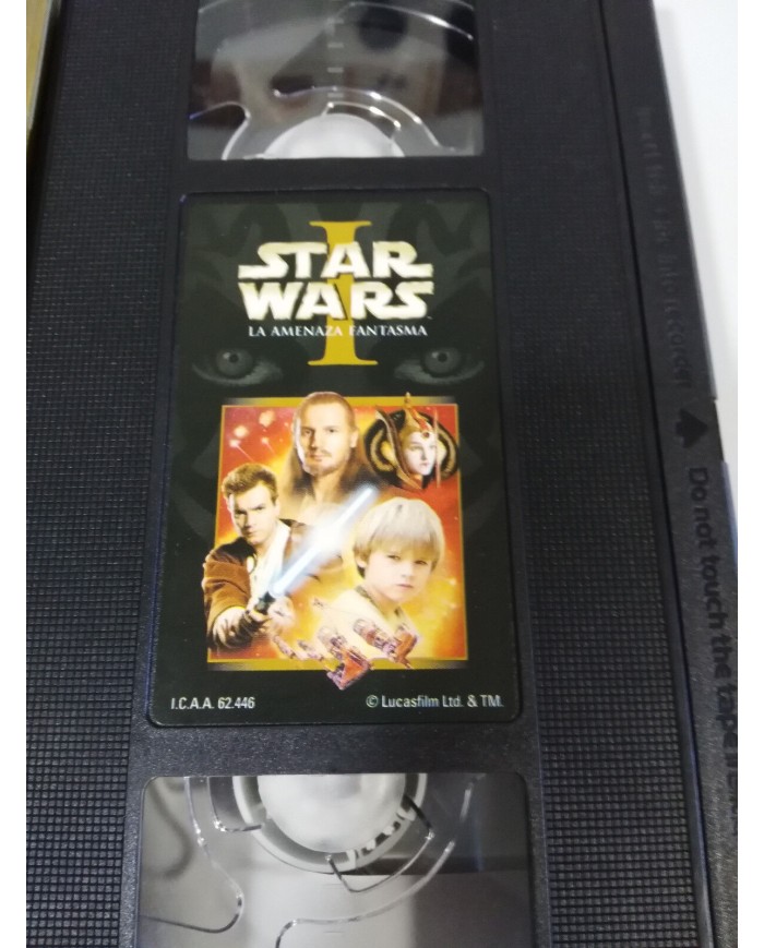 STAR WARS I LA AMENAZA FANTASMA VHS - EDICION 2000 LUCASFILM 128 MIN ESPAÑOL Am