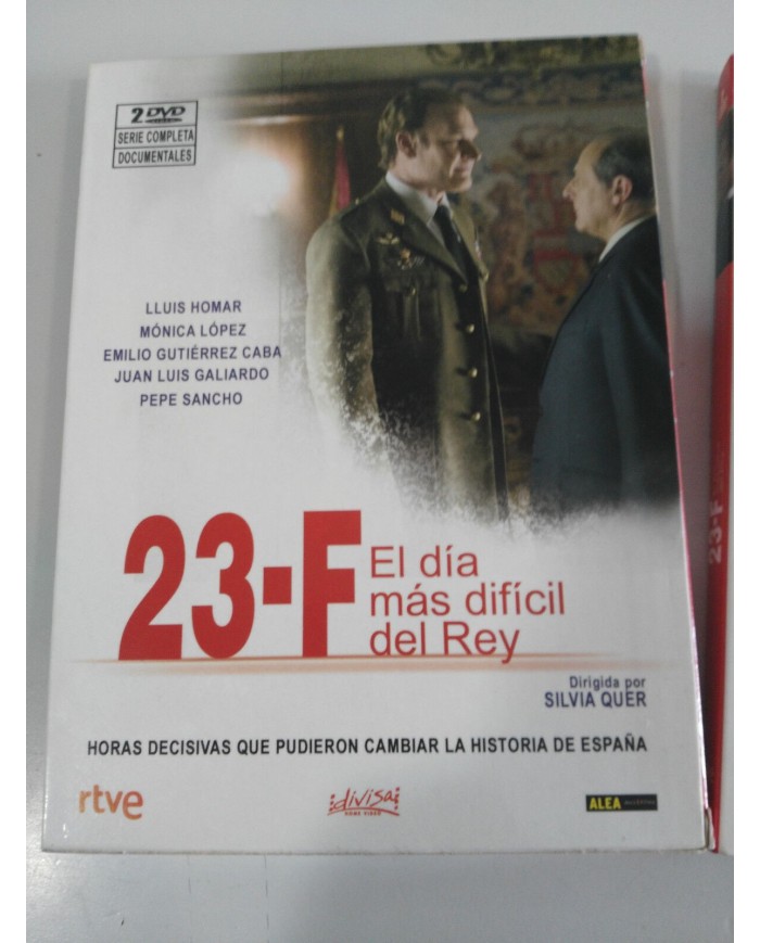 23-F EL DIA MAS LARGO DEL REY 2 X DVD SERIE TV COMPLETA LLUIS HOMAR QUER - 5T 23-F EL DIA MAS LARGO DEL REY 2 X DVD SERIE TV COMPLETA LLUIS HOMAR QUER - 5T