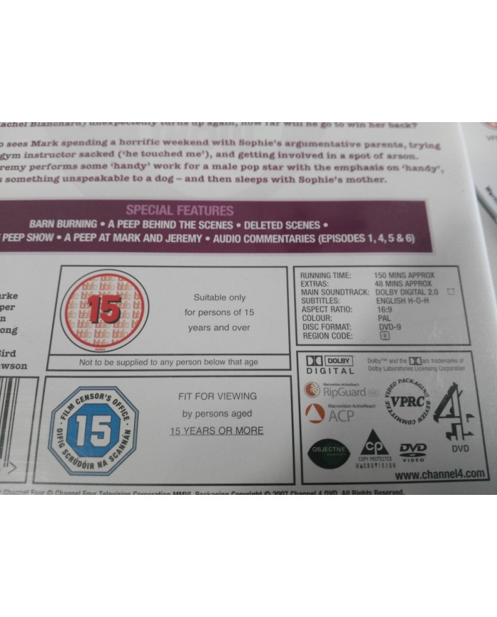 PEEP SHOW SERIES FOUR TV COMPLETE DVD + EXTRAS ENGLISH REGION 2 - AM