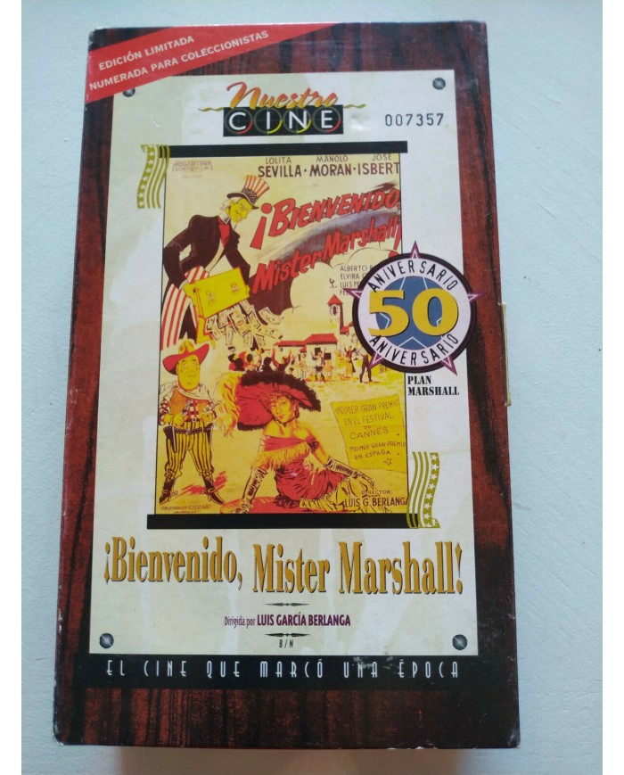 BIENVENIDO MISTER MARSHALL Luis Garcia Berlanga Numerada - VHS Cinta Tape - Am