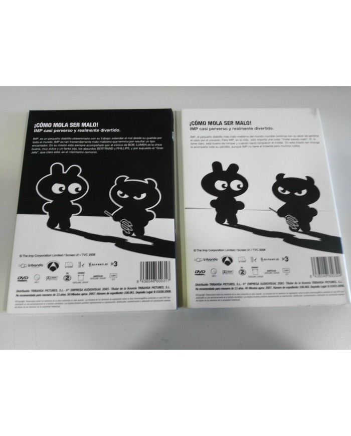 IMP COMO MOLA SER MALO SERIE ANIMACION VOLUMEN 1 + 2 - 2 DVD CAJA CARTON