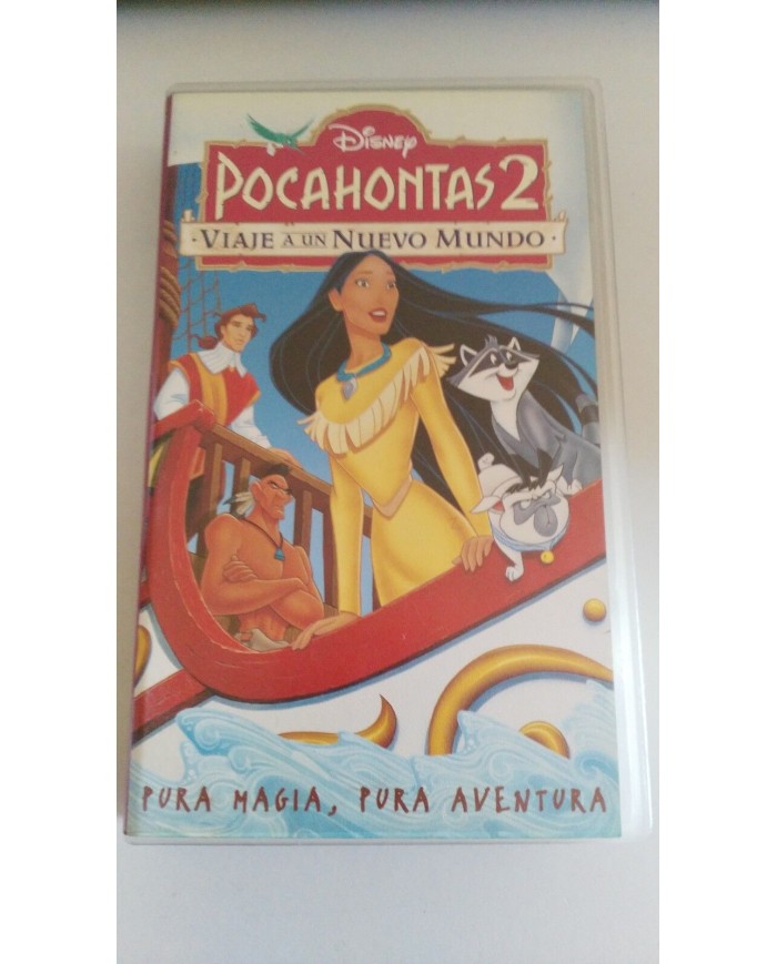 POCAHONTAS 2 VIAJE A UN NUEVO MUNDO - VHS CINTA TAPE WALT DISNEY - 3T