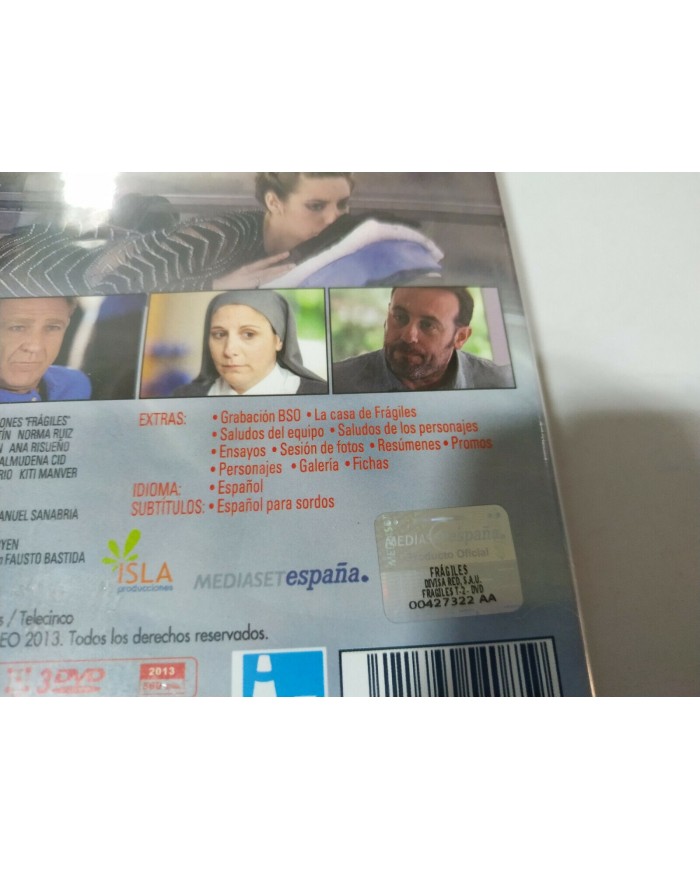 FRAGILES TEMPORADA 2 SERIE TV 3 X DVD SANTI MILLAN ELIA GALERA nueva - AM