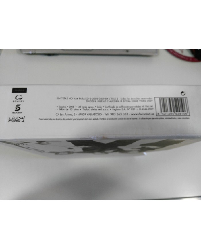 SIN TETAS NO HAY PARAISO SERIE TV TEMPORADAS 1+2+ LIBRO - 11 DVD EDIC DE LUJO AM SIN TETAS NO HAY PARAISO SERIE TV TEMPORADAS 1+2+ LIBRO - 11 DVD EDIC DE LUJO AM