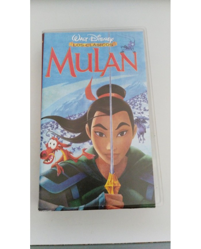 MULAN - VHS CINTA TAPE LOS CLASICOS DE WALT DISNEY COLECCIONISTA ESPAÑA - 3T