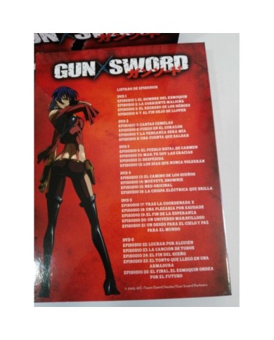 GUN X SWORD 26 EPISODIOS SERIE - 6 DVD + EXTRAS ESPA?OL ANIME MANGA GENEON - 2T GUN X SWORD 26 EPISODIOS SERIE - 6 DVD + EXTRAS ESPA?OL ANIME MANGA GENEON - 2T