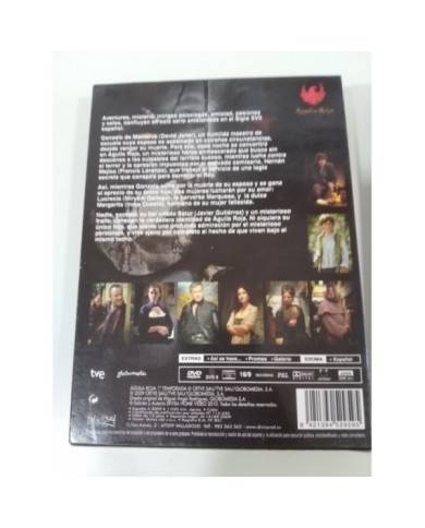 AGUILA ROJA PRIMERA TEMPORADA 1 SERIE TV - 5 DVD + EXTRAS REGION 0 MULTIZONA 3T AGUILA ROJA PRIMERA TEMPORADA 1 SERIE TV - 5 DVD + EXTRAS REGION 0 MULTIZONA 3T