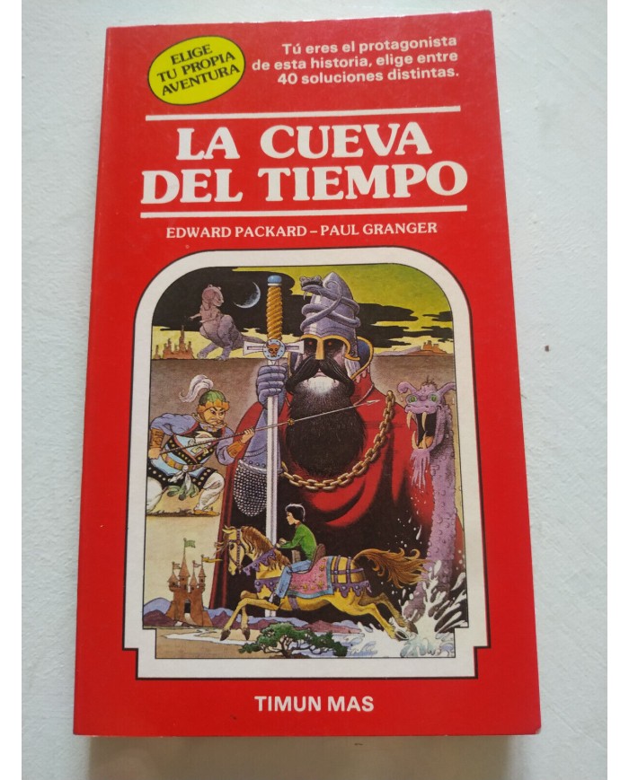La Cueva del Tiempo Edward Packard Paul Granger 1985 Timun - LIBRO Español Am
