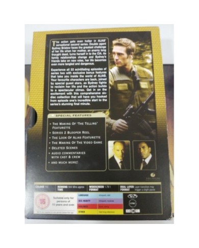 ALIAS THE COMPLETE SECOND 2 SERIES SEASON PACK BOX - 6 DVD ENGLISH FRANCAIS - 3T ALIAS THE COMPLETE SECOND 2 SERIES SEASON PACK BOX - 6 DVD ENGLISH FRANCAIS - 3T