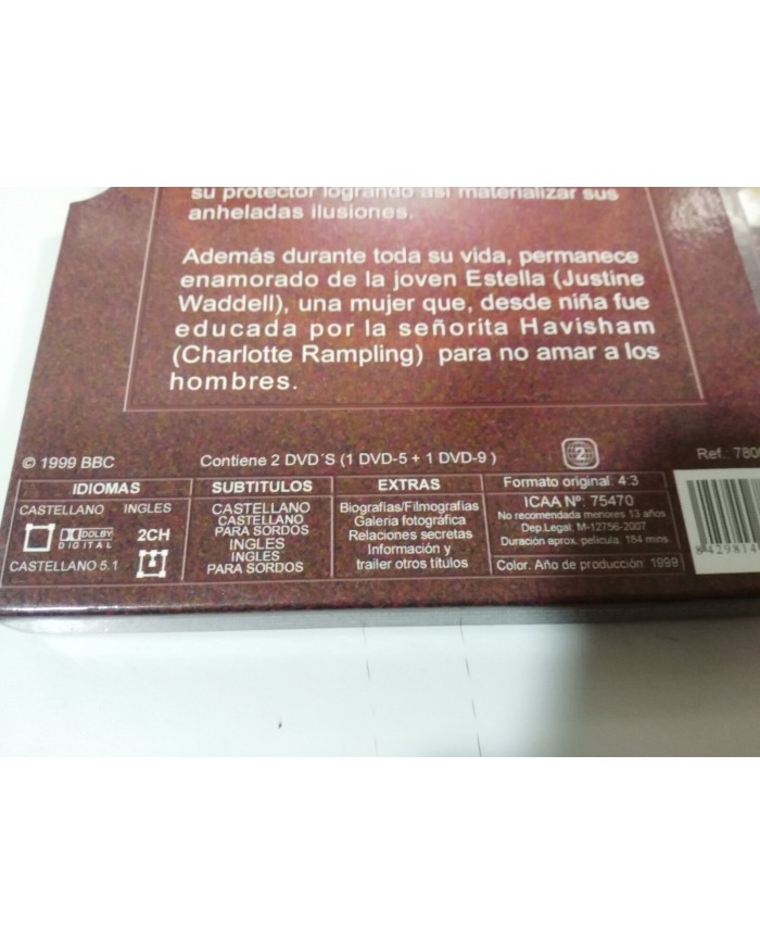 GRANDES ESPERANZAS SERIE TV BBC RAMPLING GRUFFURDD - 2 X DVD ESPA?OL Ingles 3T