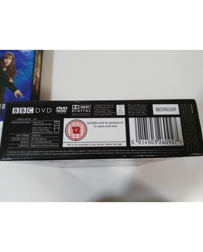 DOCTOR WHO THE COMPLETE FOURTH 4 SERIES - 6 X DVD BBC SPECIAL EDITION ENGLISH 3T