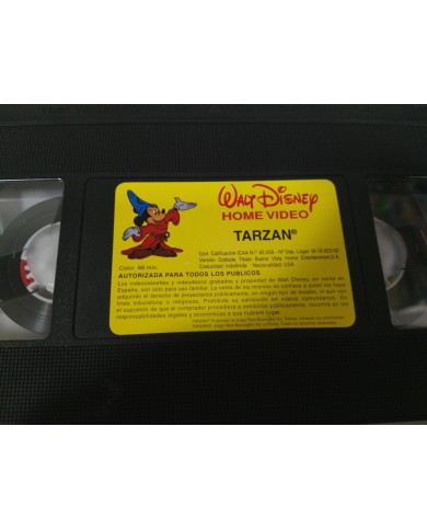 TARZAN VHS CINTA TAPE LOS CLASICOS DE WALT DISNEY COLECCIONISTA CASTELLANO - 3T