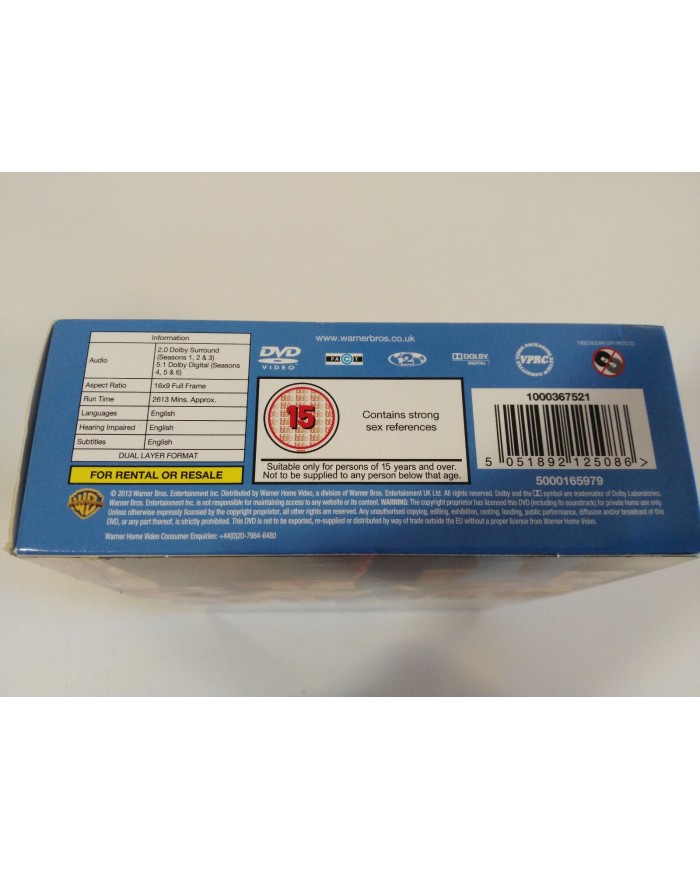 BIG BANG THEORY SEASONS 1-6 COMPLETE TV SERIE DVD REGION 2 - ENGLISH - 5T