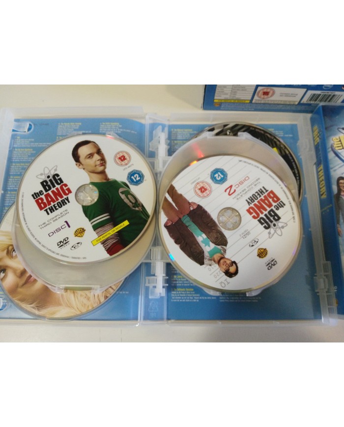 BIG BANG THEORY SEASONS 1-6 COMPLETE TV SERIE DVD REGION 2 - ENGLISH - 5T