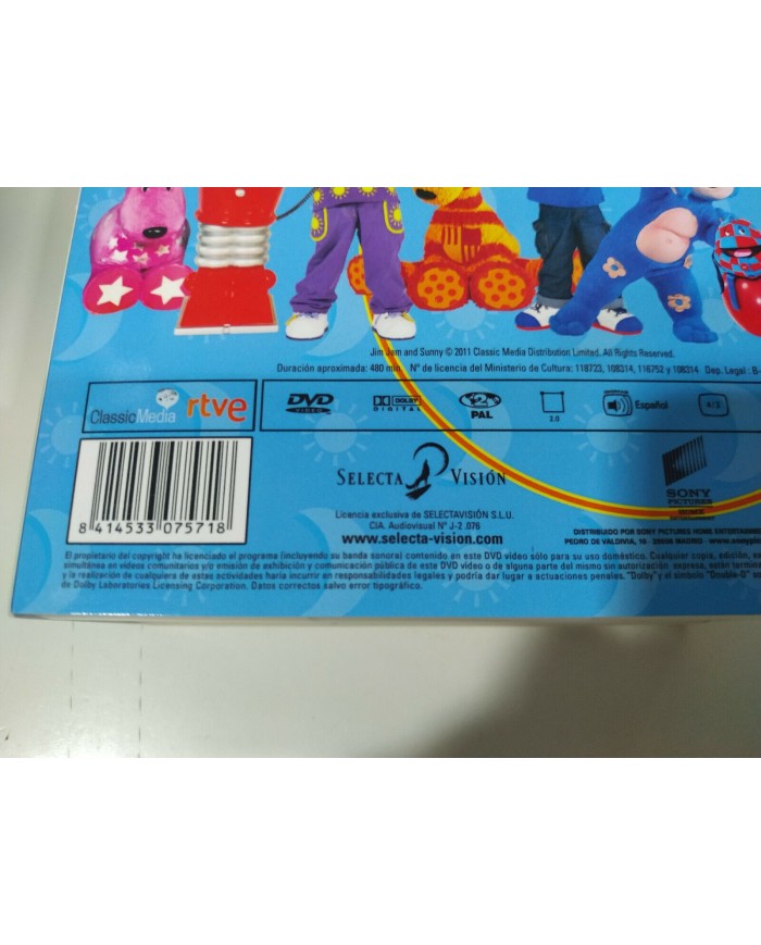 Jim Jam & Sunny 16 Episodios Serie TVE Infantil - 4 x DVD Espa?ol - 3T