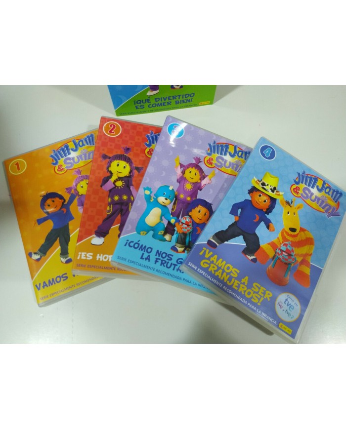 Jim Jam & Sunny 16 Episodios Serie TVE Infantil - 4 x DVD Espa?ol - 3T