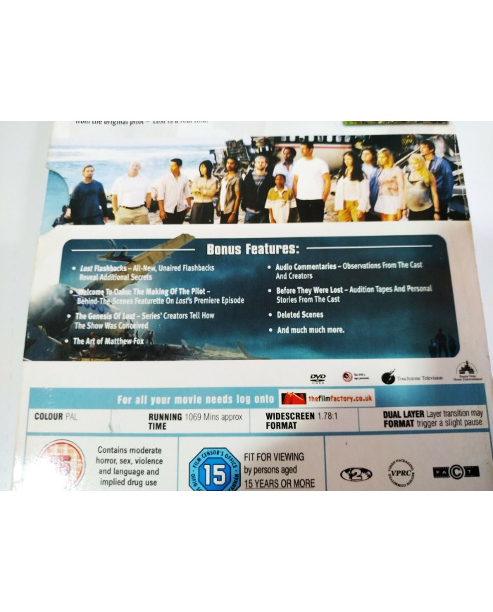 Lost The Complete First Series 1 - 7 x DVD Ingles - 3T