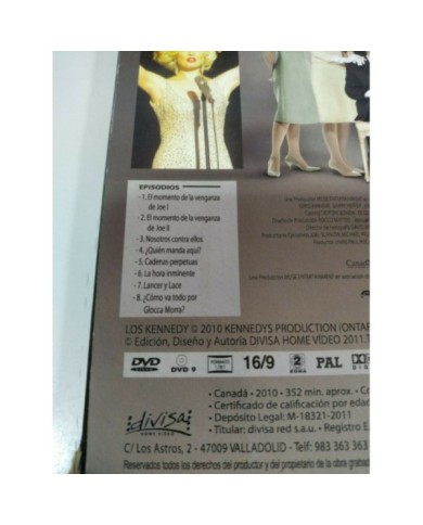 Los Kennedy Serie TV 8 Episodios - 3 x DVD Espa?ol Ingles region 2 - 3T Los Kennedy Serie TV 8 Episodios - 3 x DVD Espa?ol Ingles region 2 - 3T
