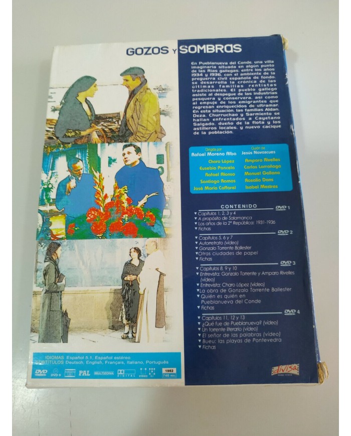 Los Gozos y las Sombras Serie TV Completa - 4 x DVD Espa?ol Ingles - 3T